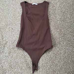 Steve Madden Square Neck Bodysuit